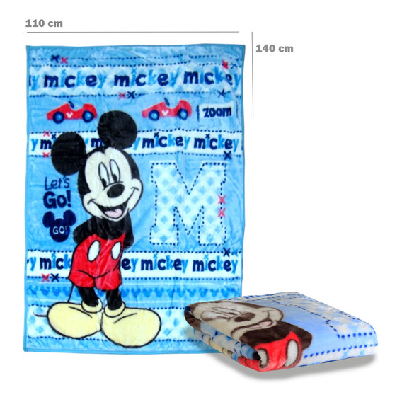 Cobertor Cuna Mickey Celeste 4355mkc