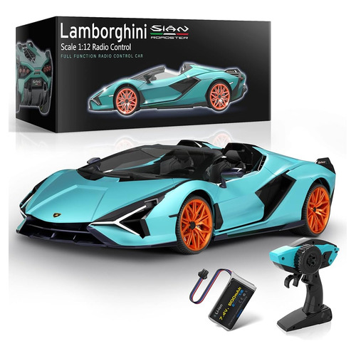 Miebely Lamborghini Remote Control Car, Escala 1:12 Lambo To