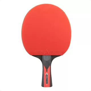Pacote De 2 Raquetes De Ping Pong Joola Kit Com 2 Raquetes, 3 Bolas Brancas E Uma Capa, Duo Set Carbon Vermelha