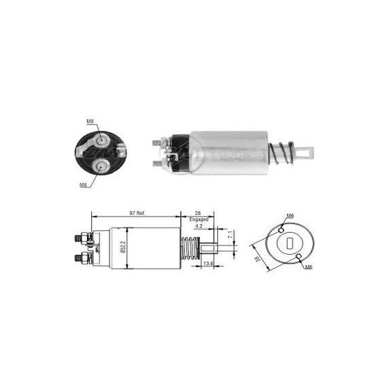 Solenoide Hitachi Nissan /etc 24v