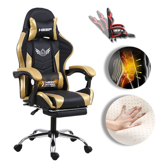 Silla Gamer Reclinable Ergonomica Economica Super Cómoda