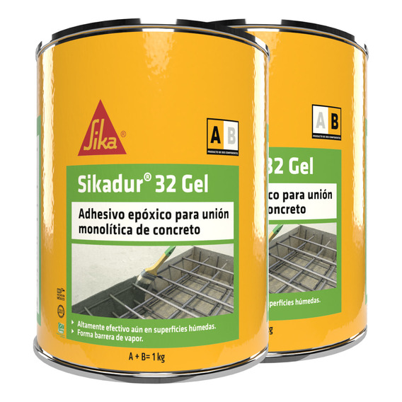 Sikadur 32 Gel Adhesivo Epoxico Para Uniones De Concreto 1kg