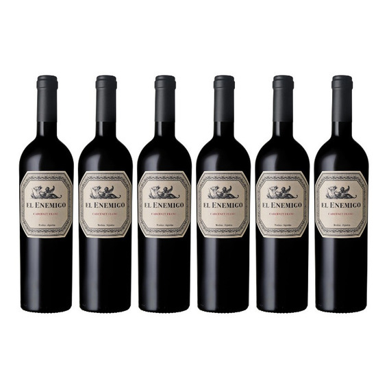 Combo Vino Tinto El Enemigo Cabernet Franc X750 Ml X6 U