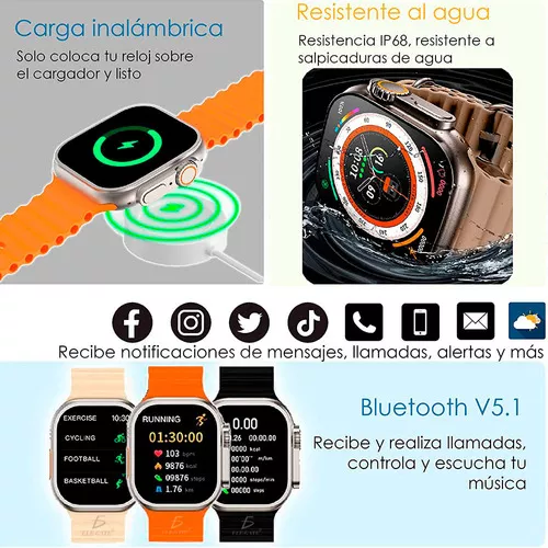 Reloj inteligente S8 Ultra Max NFC Serie 8 49mm - Outtec Argentina - Tienda  Online