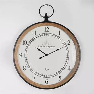 Reloj De Pared Hierro  Cafe D Marguerites