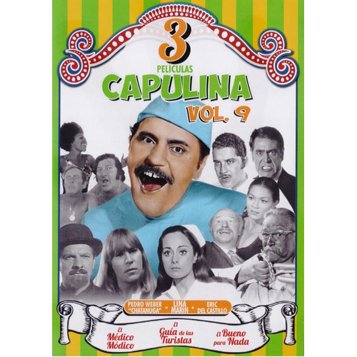 Capulina Volumen 9 Coleccion De 3 Peliculas Dvd
