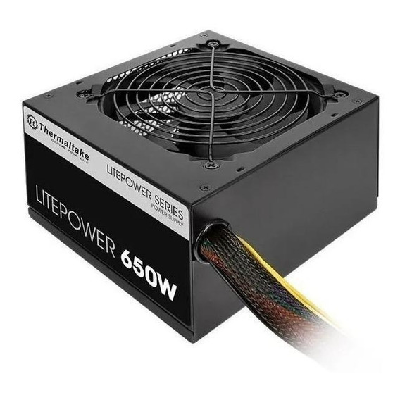 Fuente de poder para PC Thermaltake Technology Litepower Series LTP-650NL2NK 650W  black 100V/240V