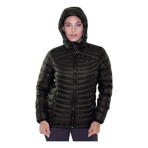 Campera Montagne Shelby C/capucha 100% Pluma Natural Empacab