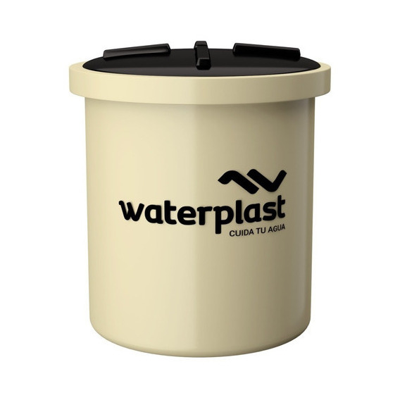 Tanque De Agua Waterplast Tricapa Color Crema 180 Litros Color Beige