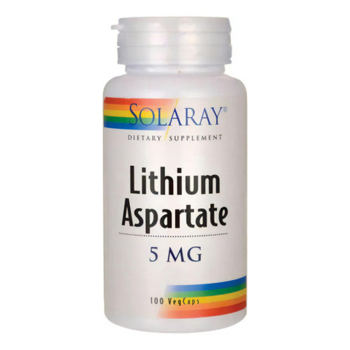 Litio Aspartato Lithium Aspartate 100 Capsulas Salud Eg L9 Sabor Nd