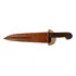 Cuchillo Artesanal - Cuchilla De 28cm De Acero Y Vaina Cuero