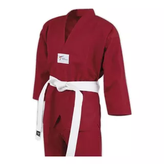 Dobok Asiana Tusah Uniforme Taekwondo Rojo Azul Negro