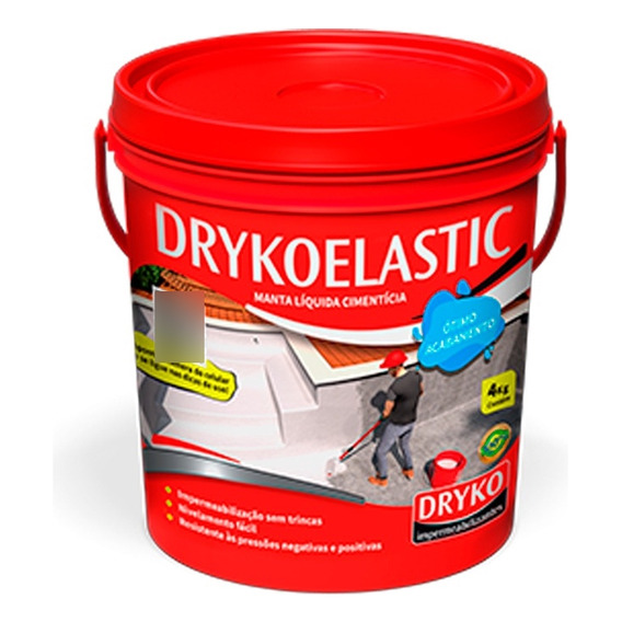 Membrana Líquida Cementosa Drykoelastic 4kg