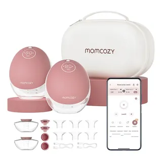 Extractor de leche eléctrico Momcozy Mobile Flow | M9 rojo