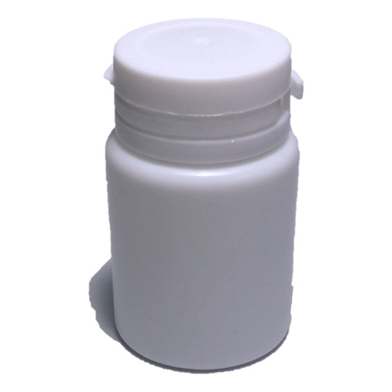 500 Pzas. De Pastillero De Plastico Blanco De 30 Ml.