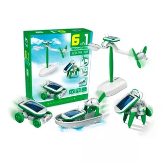 Juguete Kit Robot Solar Didáctico 6 En 1 Para Armar 