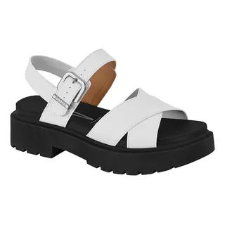 Sandalia Feminina Vizzano Papete Fivela Tratorada Flatform