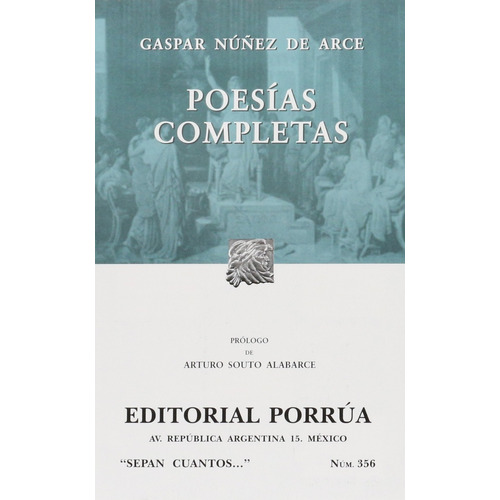 Libros Poesias Completas (sc356) Gaspar Núñez De Arce Porrua