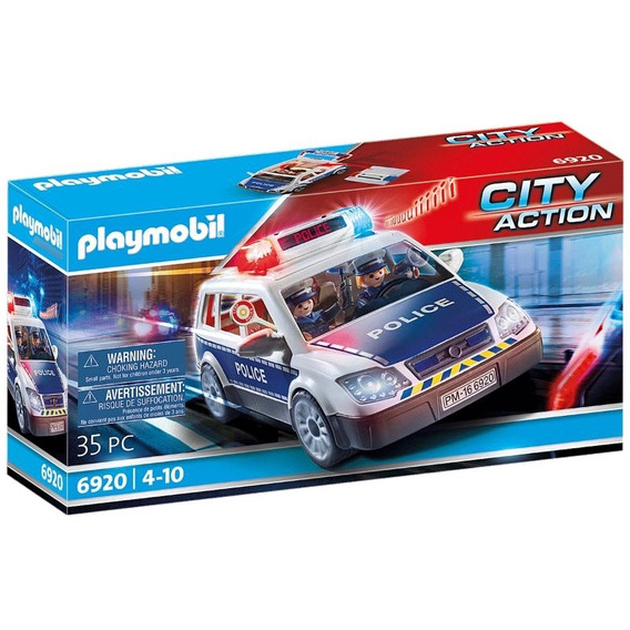 Playmobil City Action Coche De Policía Con Luces Y Sonido