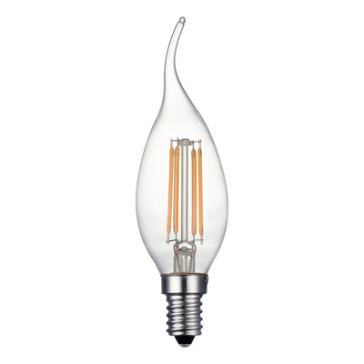 Lampara Viento Clara Filamento Vela 4w Led E14 Luz Calida