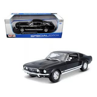 Ford Mustang Gta 1967 Fastback Clasico Muscle - Maisto 1/18