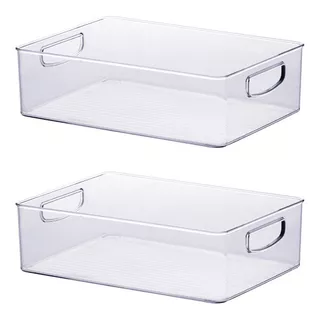 Organizador Multiuso Diamond Cristal Paramount 2 Peças 1071 Cor Transparente