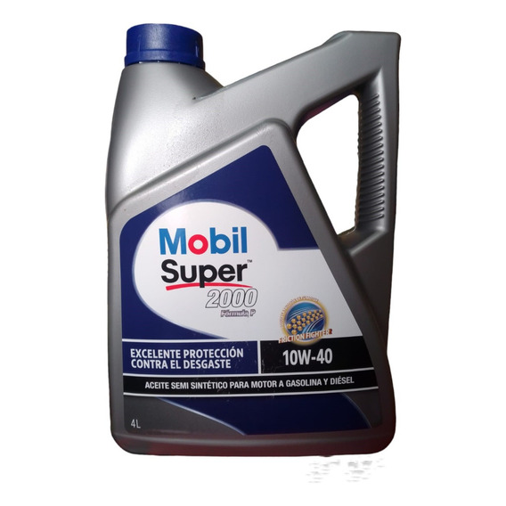 Aceite para motor Mobil semi-sintético 10W-40 para autos, pickups & suv de 1 unidad x 4L