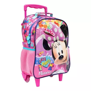 Mochila Carrinho Disney Minnie Lets Rosa 16 10560 Xeryus