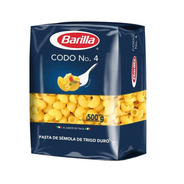 Pasta Codo No. 4 Barilla 500 Gr Pasta De Semola De Trigo Duro