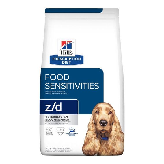 Alimento Hill's Para Perro Z/d Skin Food Sensitive 17.5 Lbs 