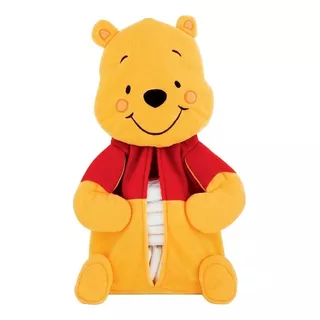 Porta Pañales Organizador Para Recamara Bebe Pooh Disney Color Amarillo Liso Personaje Winnie Pooh