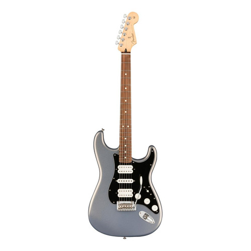 Guitarra eléctrica Fender Player Stratocaster HSH de aliso silver brillante con diapasón de granadillo brasileño