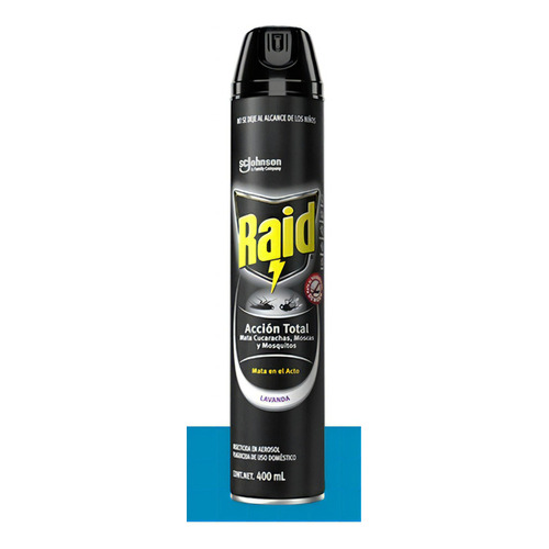 Raid Insecticida Accion Total Contra Insectos Floral 285 Ml