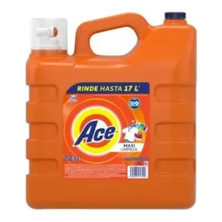 Detergente Para Ropa Líquido Ace Limpieza Completa Botella 8500 ml