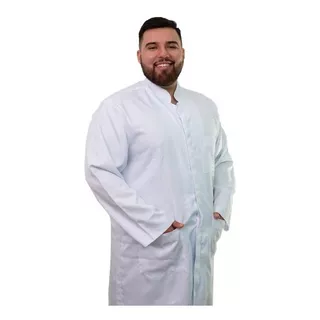 Jaleco Masculino Plus Size Unik - Branco -  Funwork