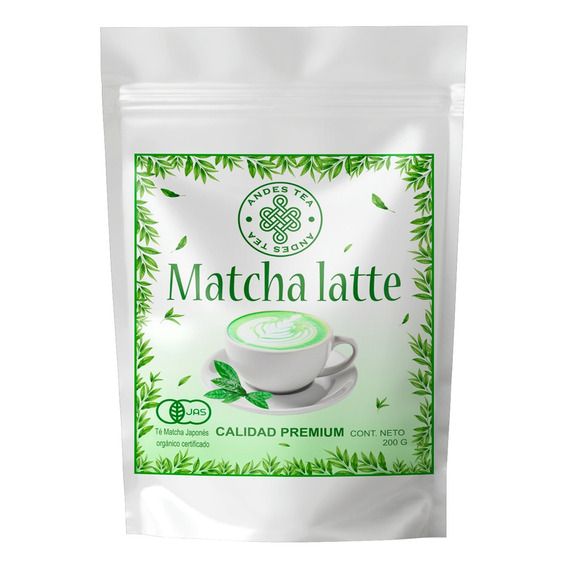 Té Matcha Latte 200 Gr Japonés Orgánico 100% Natural