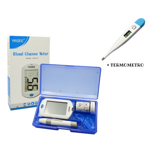 Glucómetro Medidor De Glucosa Azúcar + Termometro Digital