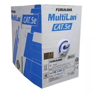 Cabo De Rede Cat5e Furukawa Multilan 24a/4p Awg 305m