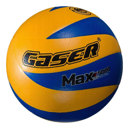 Balón Vóleibol Max Pro 5000 No.5 Gaser Color Azul/Amarillo