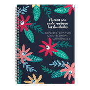 Cuaderno Con Versículo Floral