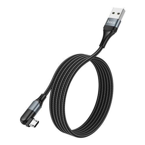 Cable Cargador De Datos Micro - Usb Hoco Color Negro