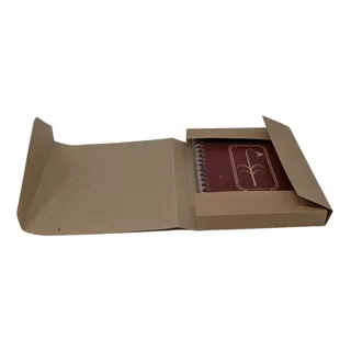 Caja Sustentable 100% Reciclable Cuadernos Agendas A5 - 50 U