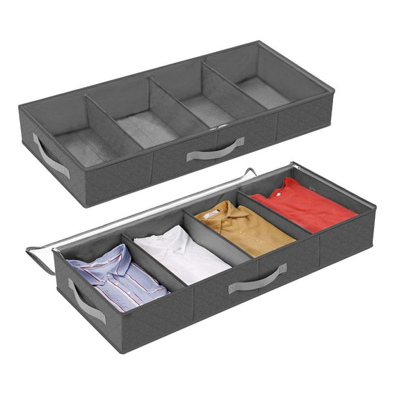 Organizador Almacenamiento De Ropa Casatua Bajo Cama Set 2