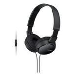 Auriculares 3.5 Mm Sony Plegables Super Bass Mdr-zx110ap Color Negro