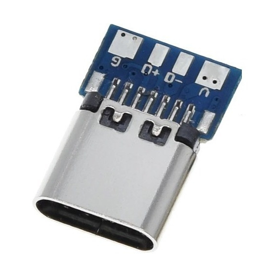 Conector Usb Tipo C Hembra Pcb (4 Unidades)