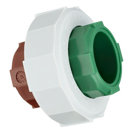 Union Doble 3/4 A 25 Fusion Rosca Verde Agua Ips