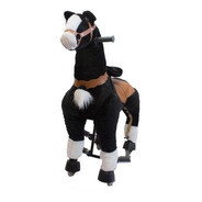 Caballito Pony Funny Grande Con Rueda Andador Negro