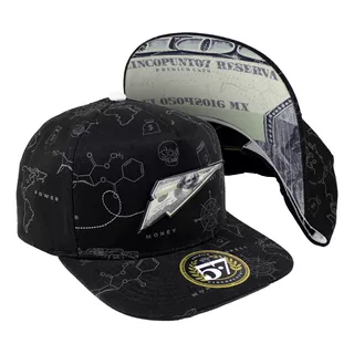 Gorra Paper Plane Black Premium Cincopunto7