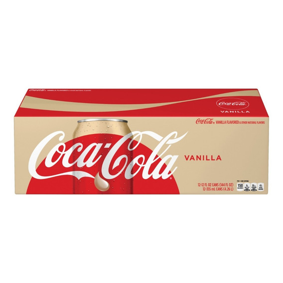 Refresco Coca Cola Vainilla 12 Pack 355ml Importado