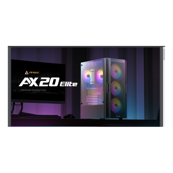 Case Antec Ax20 Elite 4x Fan